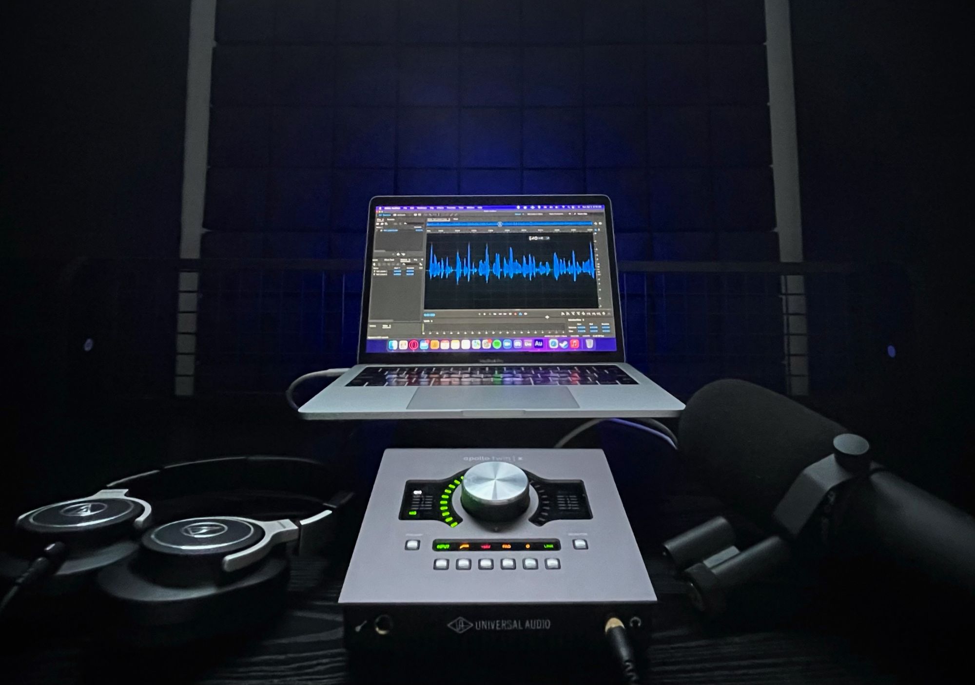 Close up of Rafael Neve's studio